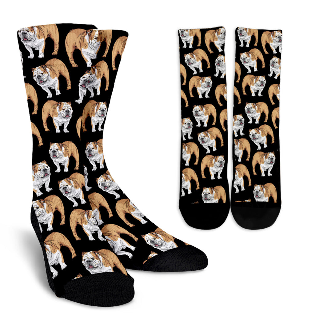 Bulldog Crew Socks