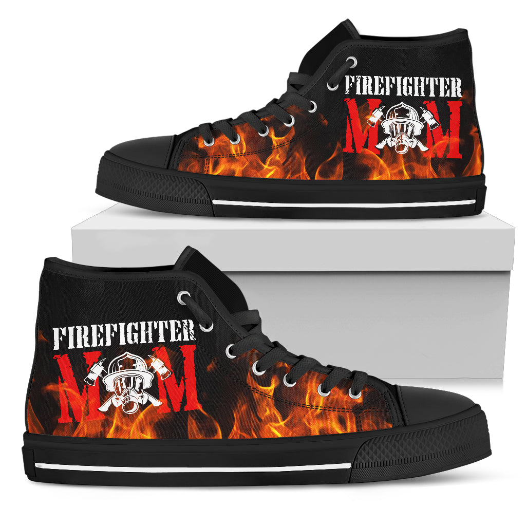 Firefighter Mom High Tops Shoes