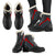 Fire Axe Mens Faux Fur Leather Boots