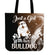 Just A Girl In Love With Her Bulldog Tote Bag