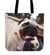 Hot Pug Tote Bag