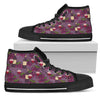 Wine Grapes High Tops Shoes
