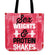 Sex Weights and Protein Shakes Tote Bag
