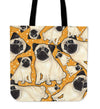 Cute Pugs Tote Bag