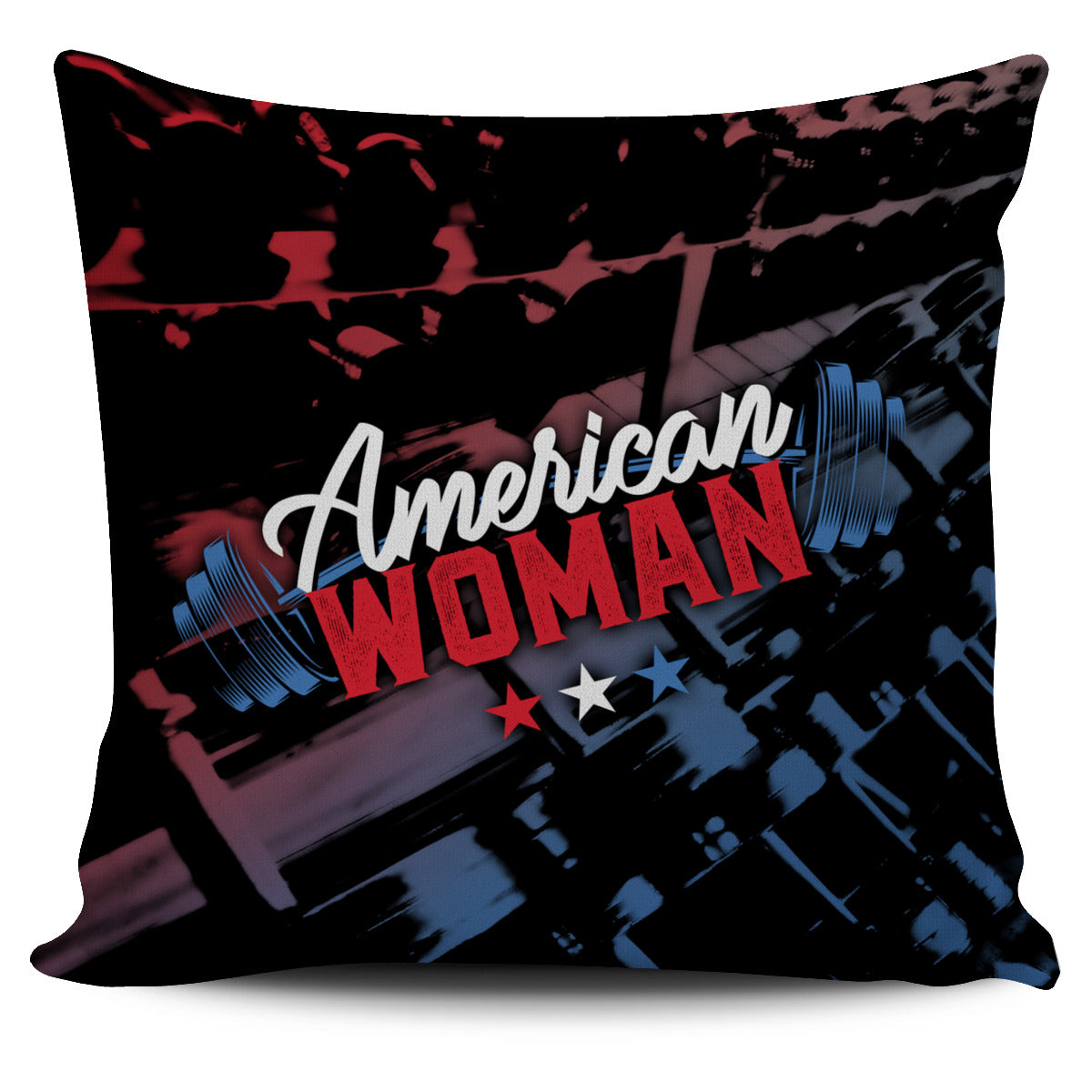 American Woman Pillow Cover