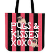 Pugs And Kisses Tote Bag