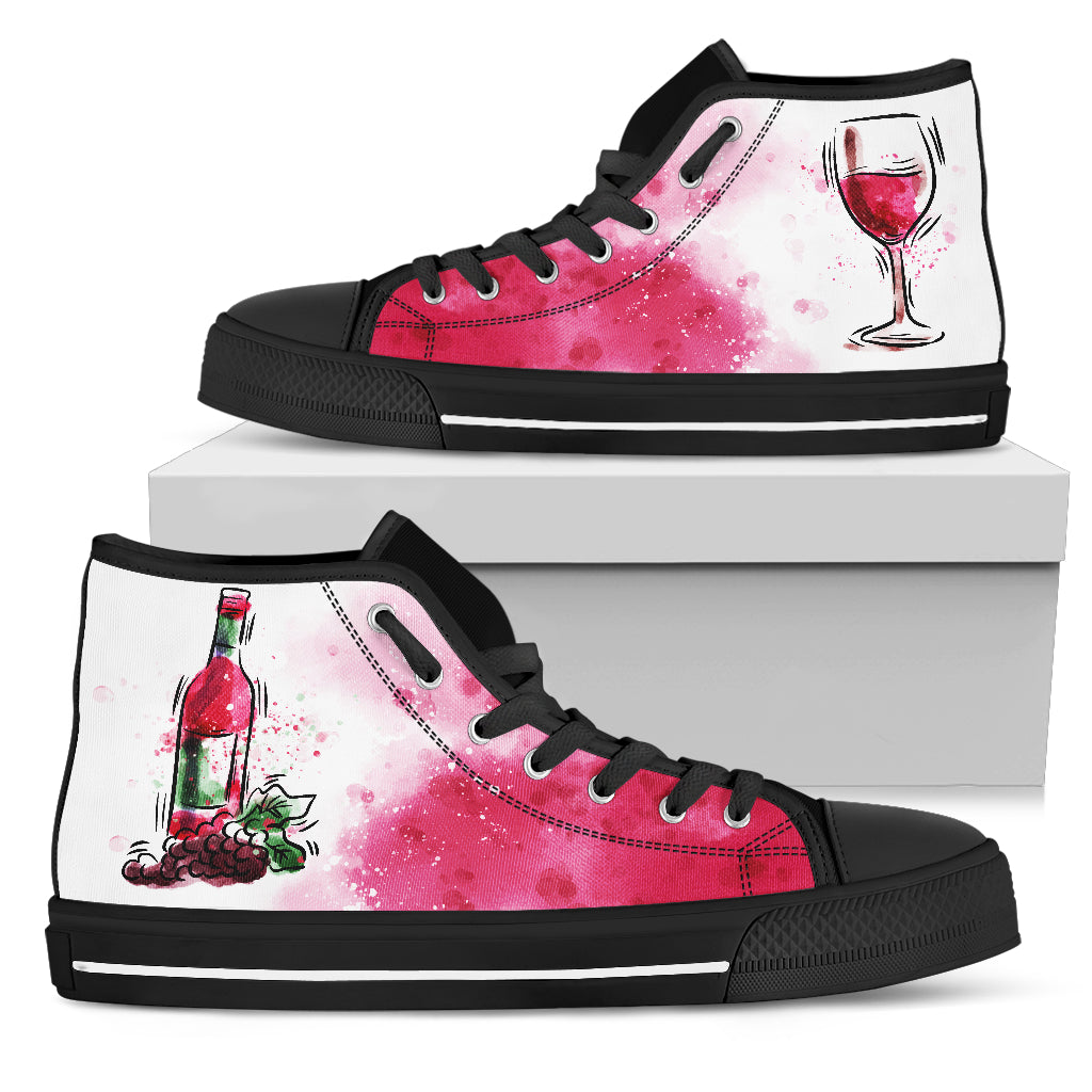 Wine High Tops Shoes