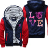 Love Watercolor Bulldog Jacket