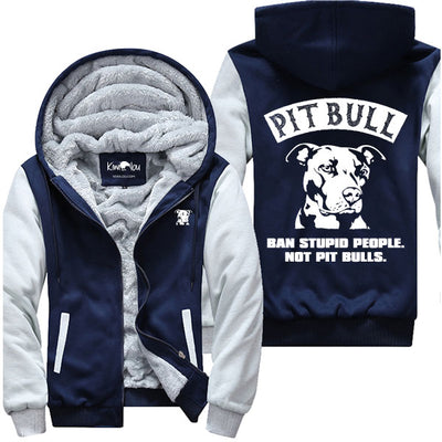 Ban Stupid People Not Pit Bulls - Pitbull Jacket