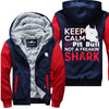 Keep Calm Pit Not A Shark - Pitbull Jacket