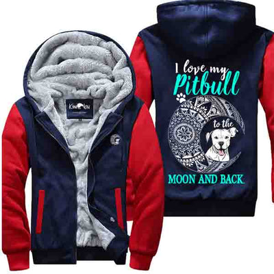 Pitbull To The Moon And Back - Pitbull Jacket