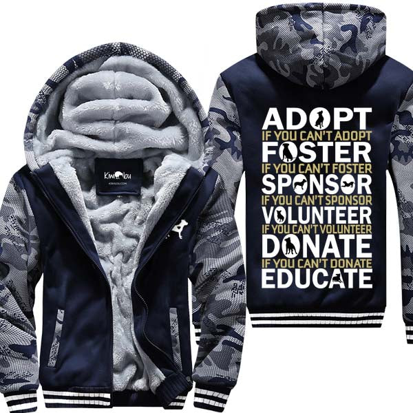 Adopt Foster - Camo Jacket
