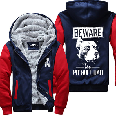 Beware The Pit Bull Dad Jacket