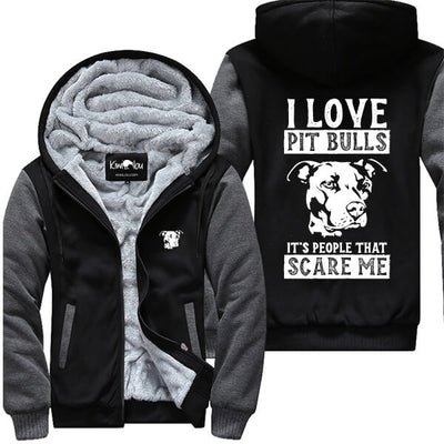 Love Pits People That Scare Me Jacket