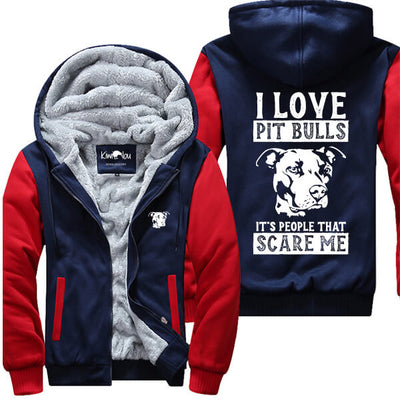 Love Pits People That Scare Me Jacket