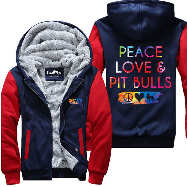 Peace Love and Pitbulls - Jacket