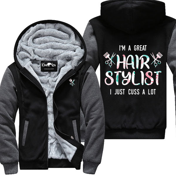 Great Hairstylist Cuss A Lot Jacket