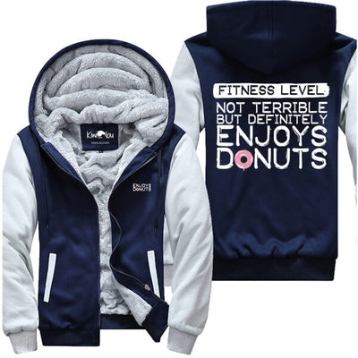 Definitely Enjoys Donuts - Fitness Jacket