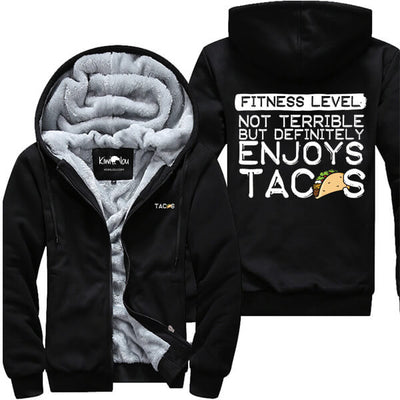 Definitely Enjoys Tacos - Fitness Jacket
