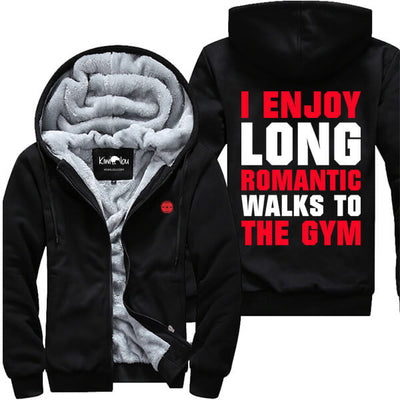 Romantic Walks To The Gym - Fitness Jacket