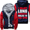 Romantic Walks To The Gym - Fitness Jacket