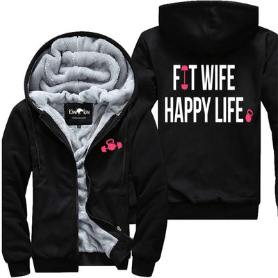 Fit Wife Happy Life - Fitness Jacket