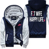Fit Wife Happy Life - Fitness Jacket