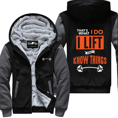 I Lift and I Know Things Jacket