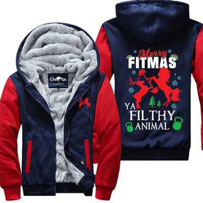 Merry Fitmas Filthy Animal Jacket