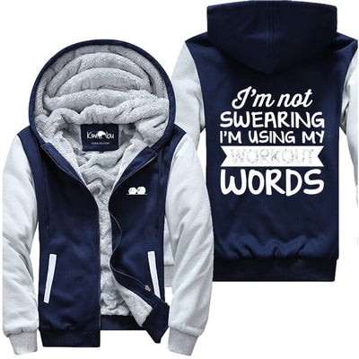 Not Swearing Using Workout Words Jacket