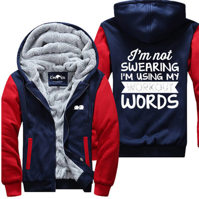 Not Swearing Using Workout Words Jacket