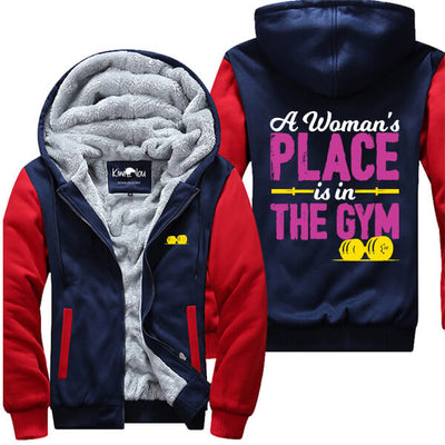 A Woman's Place Is In The Gym Jacket