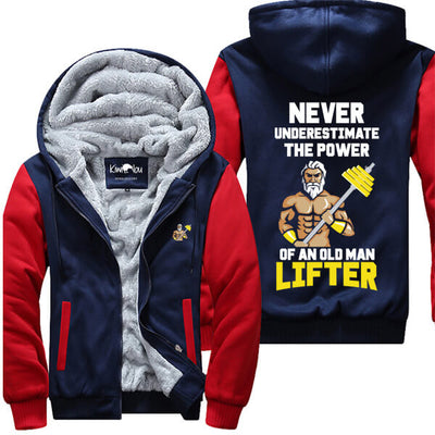 The Power Of An Old Man Lifter - Fitness Jacket