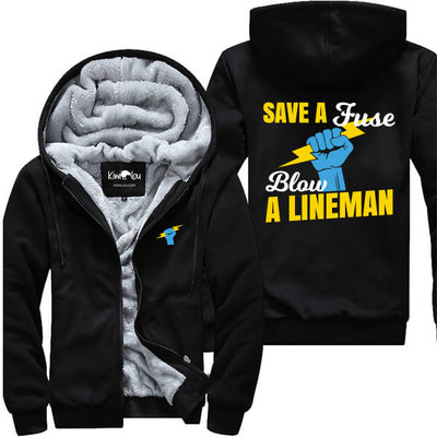Save A Fuse Blow A Lineman Jacket