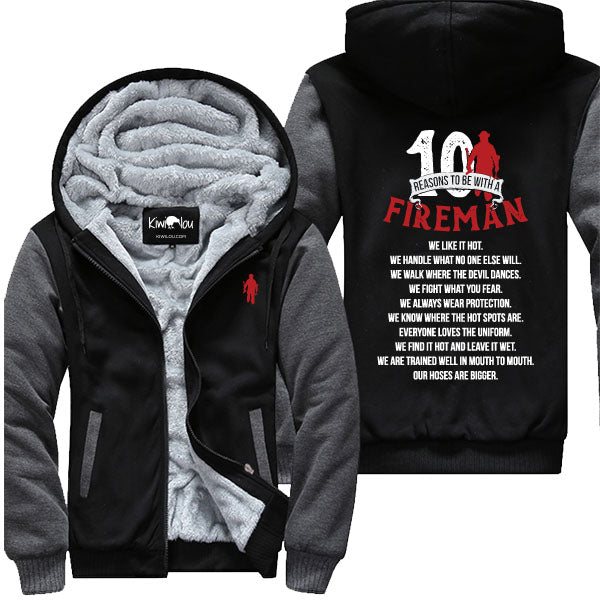 10 Reasons To Be With A Fireman - Jacket