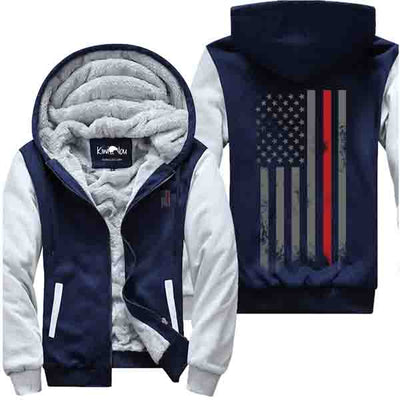 Fire Flag Grey - Firefighter Jacket