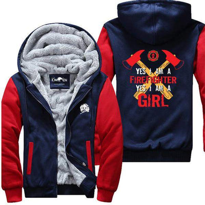 Yes I am a Firefighter & a Girl - Jacket