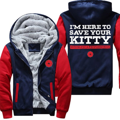 Here To Save Your Kitty Jacket