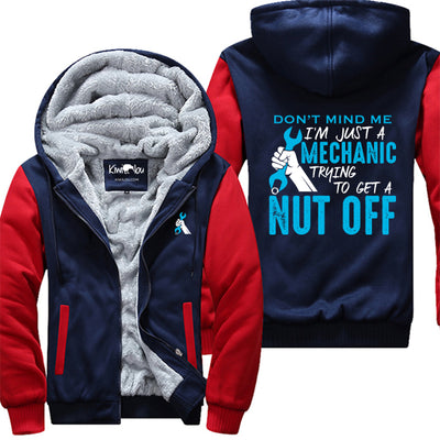Trying To Get A Nut Off Jacket