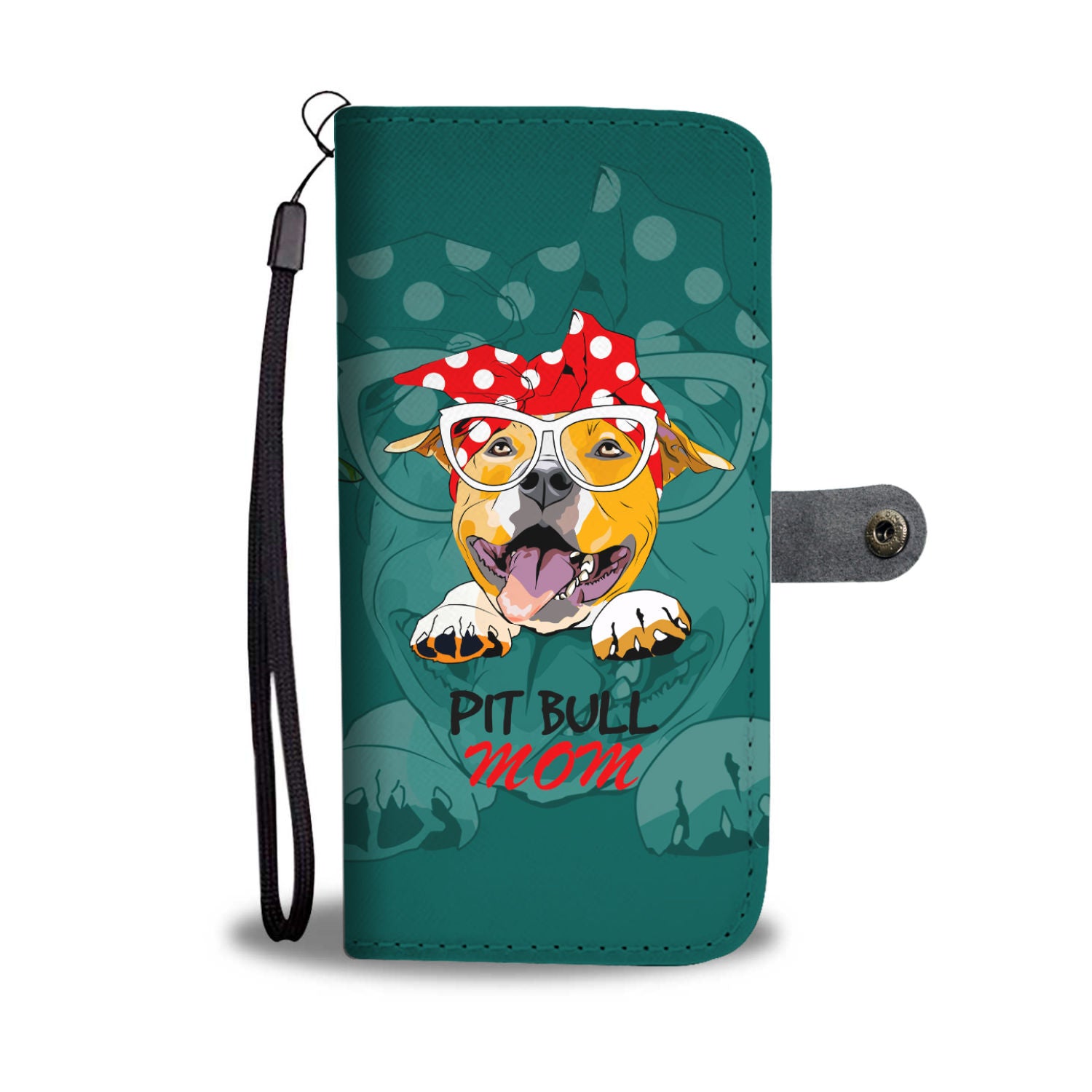 Pit Bull Mama Wallet Case