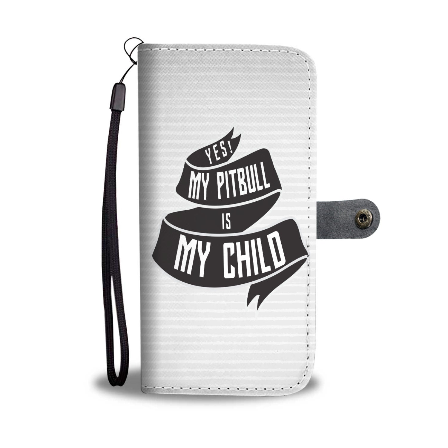 Yes My Pitbull-B&W Wallet Case