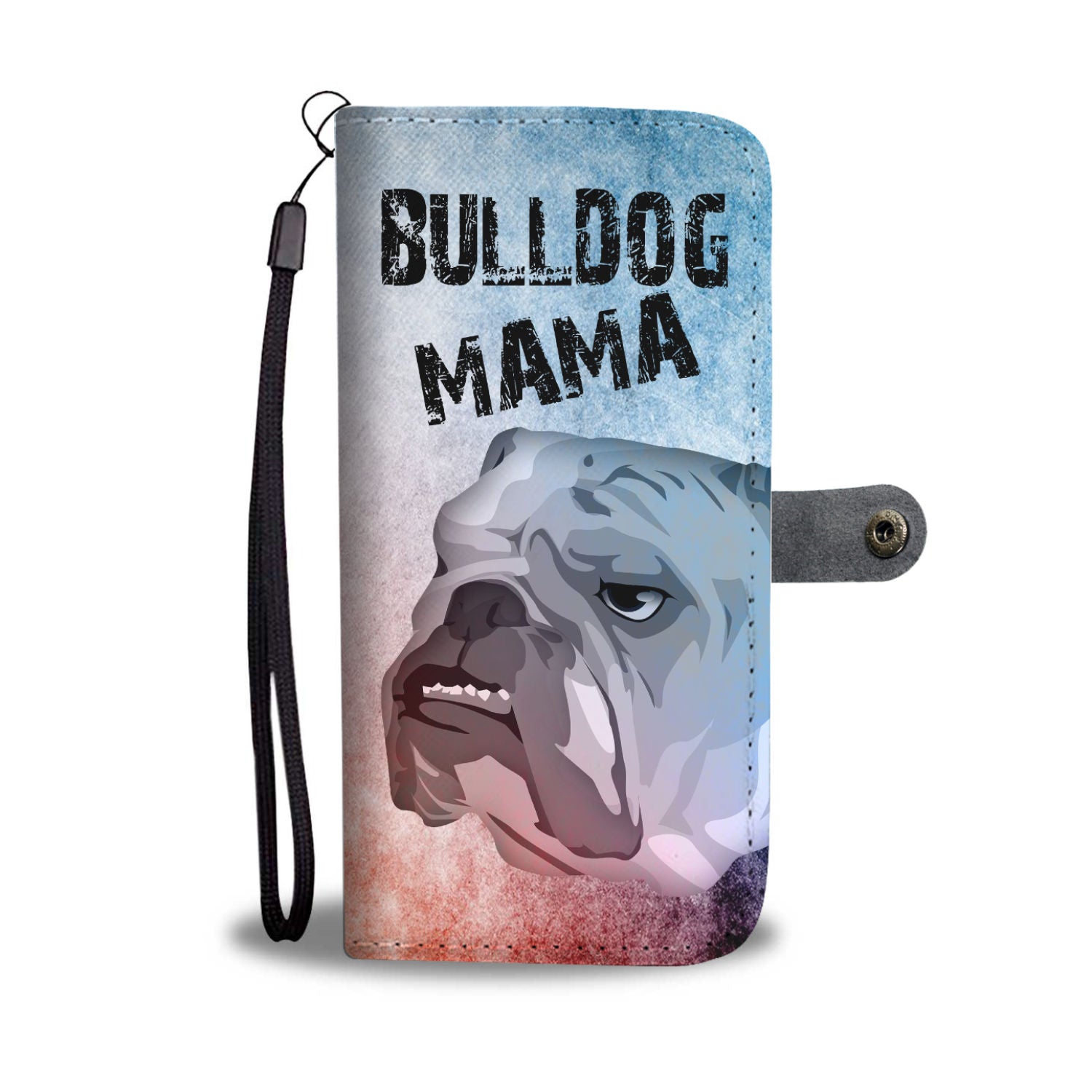 Bulldog Mama Wallet Case