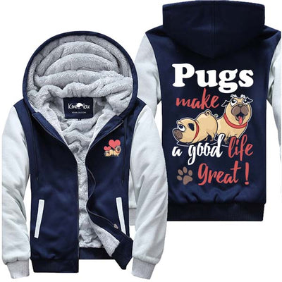 A Good Life Great - Pug Jacket