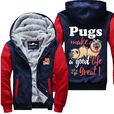 A Good Life Great - Pug Jacket