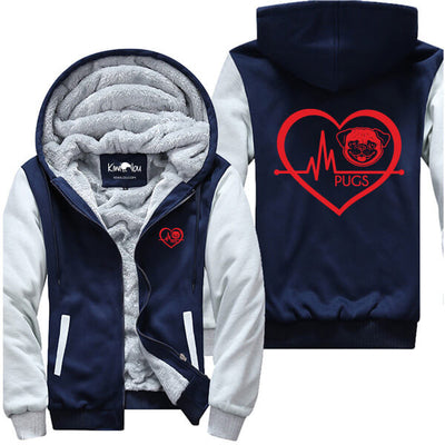 Heartbeat Pugs Jacket