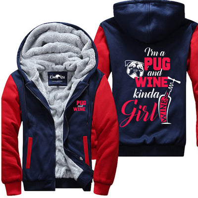 I Am Pug and Wine Kinda Girl - Jacket