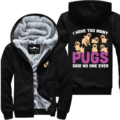 Too Many Pugs Jacket