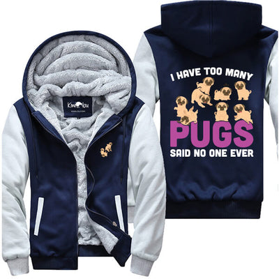 Too Many Pugs Jacket