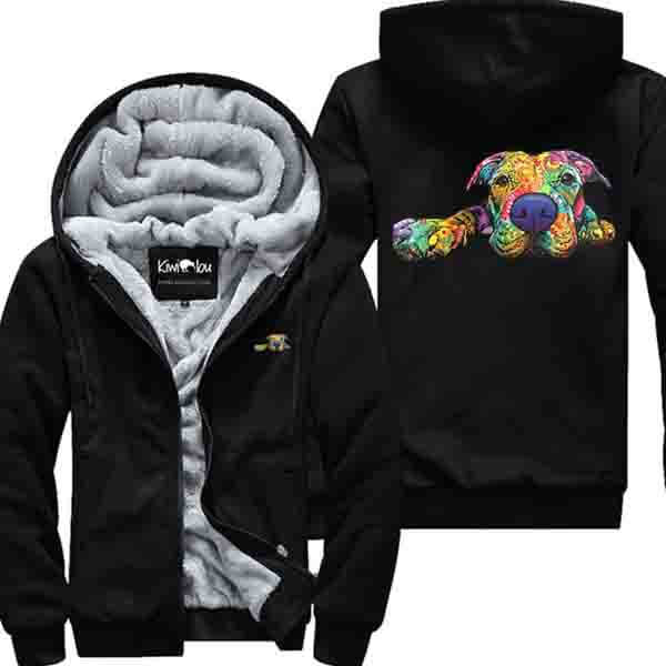 Abstract Pitbull Jacket