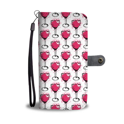 Wine Splash Wallet Phone Case